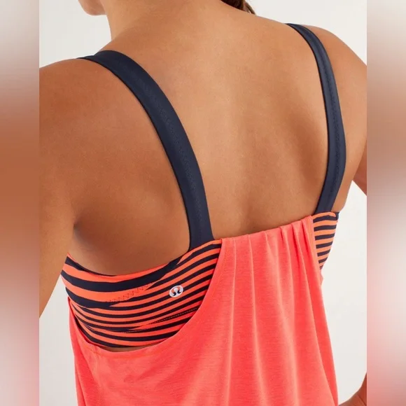 Set of Lululemon Back on Track Tank + Vinyasa Scarf Size 10 - Picture 3 of 10